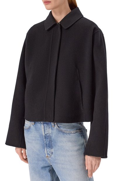 Шерстяное полупальто BOSS, арт. 50546091, фото 3