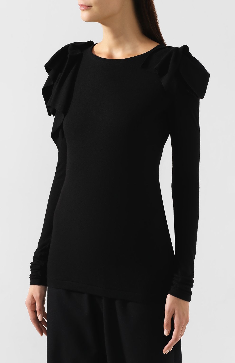 Шерстяной свитер YOHJI YAMAMOTO, арт. FC-T01-170, фото 3