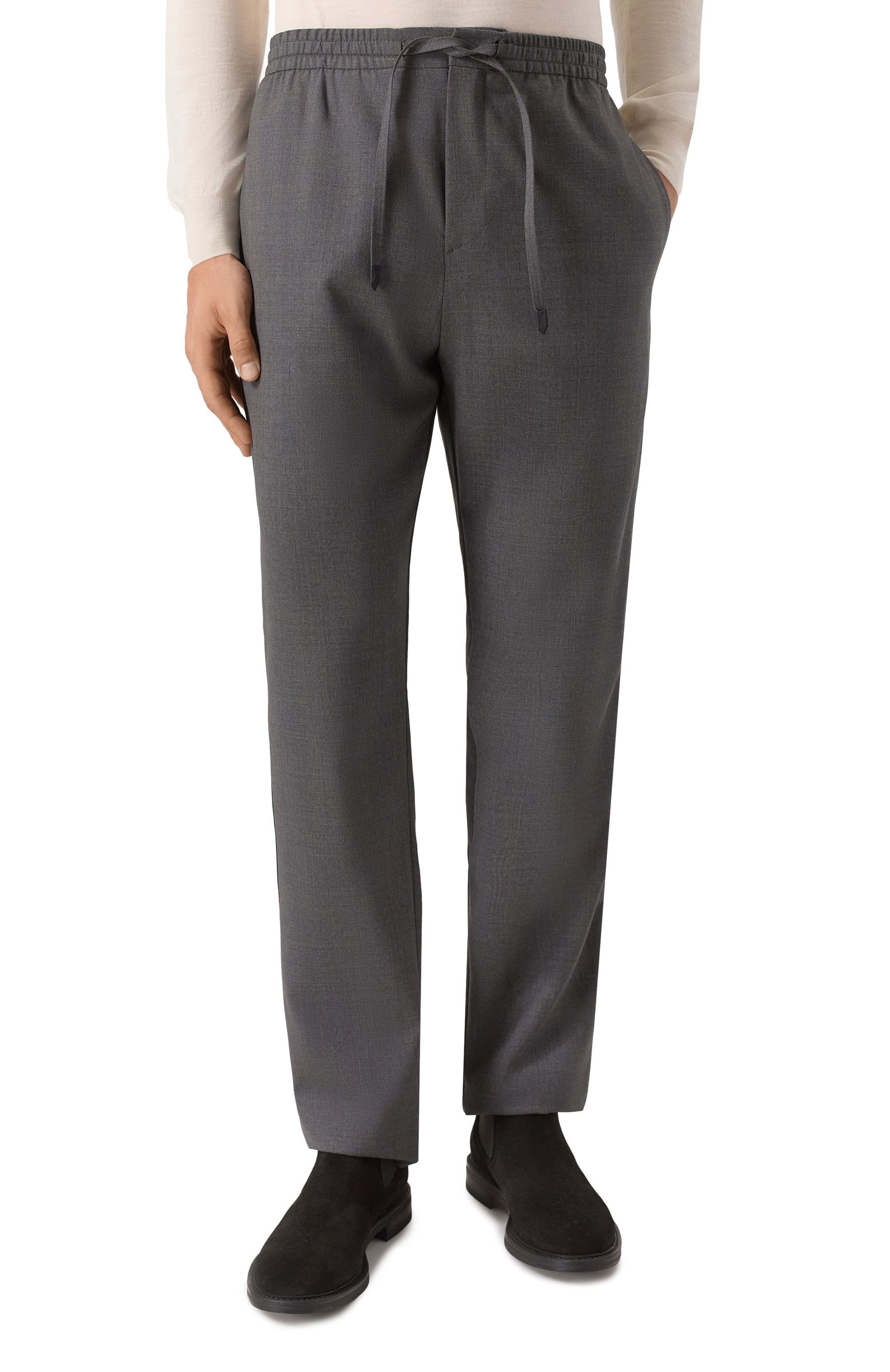 Шерстяные брюки CANALI, арт. U7003/AS04998, фото 3