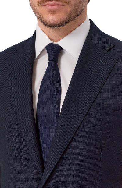 Галстук из шерсти и шелка ZILLI, арт. CRAV2BM0330VZMG00, фото 2