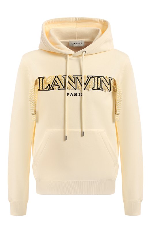 

Хлопковое худи Lanvin, Кремовый