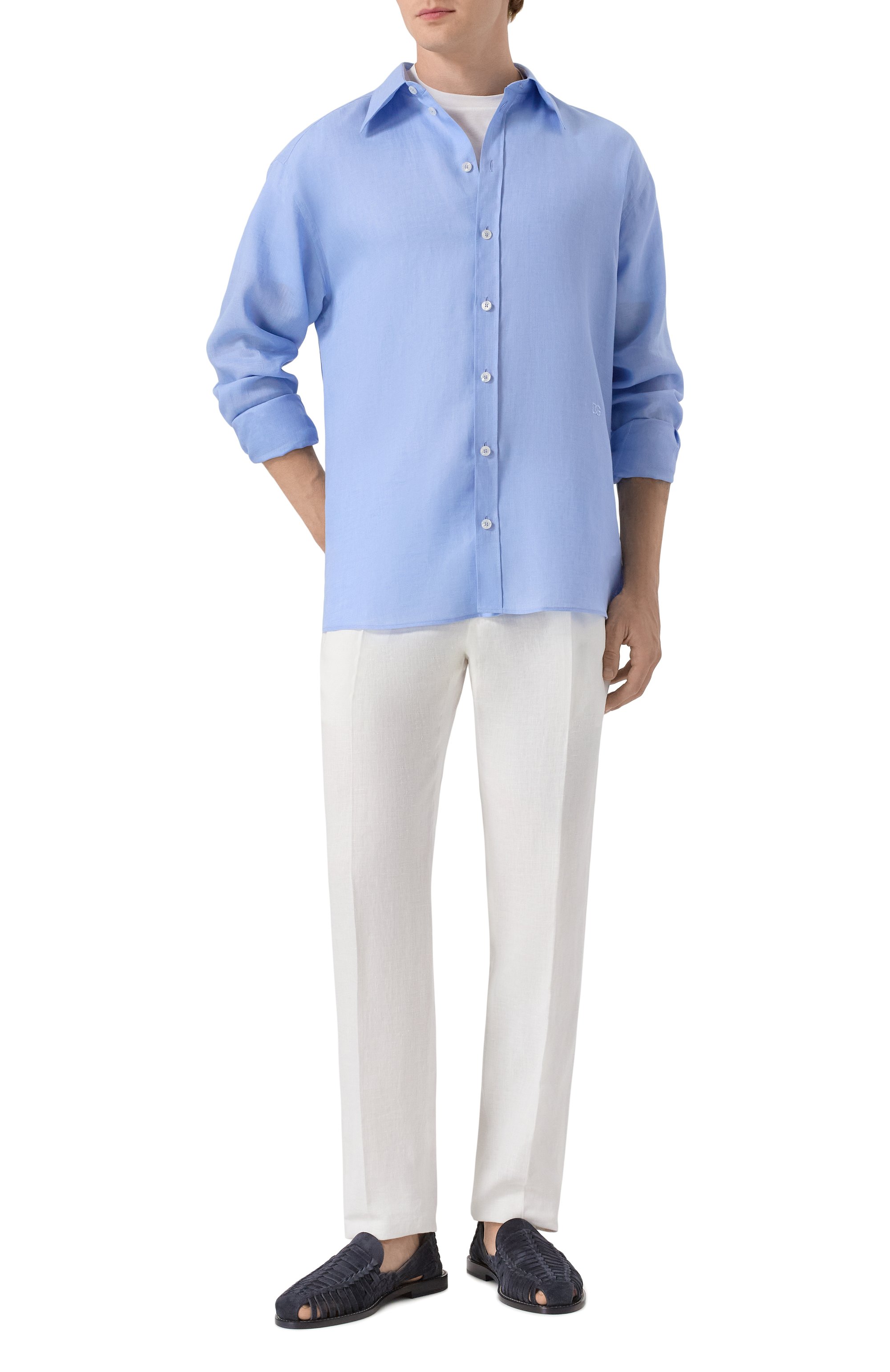 Замшевые лоферы BRUNELLO CUCINELLI темно-синего цвета по цене 171000 руб., арт. MPUC0BM313, фото 2 Замшевые лоферы BRUNELLO CUCINELLI, арт. MPUC0BM313, фото 2