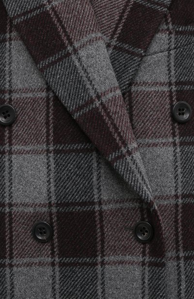 Шерстяное пальто DRIES VAN NOTEN бордового цвета по цене 192500 руб., арт. 202-10225-1132, фото 5 Шерстяное пальто DRIES VAN NOTEN, арт. 202-10225-1132, фото 5