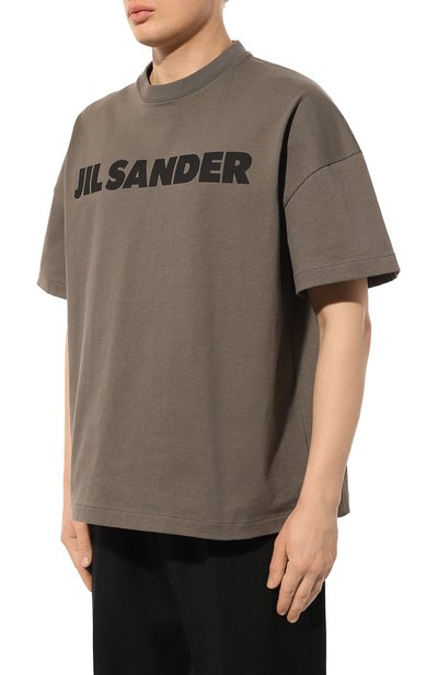 Хлопковая футболка JIL SANDER, арт. J21GC0001/J20215, фото 3