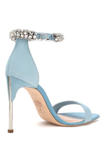 Замшевые босоножки ALEXANDER MCQUEEN, арт. 586437/WHV6B, фото 4