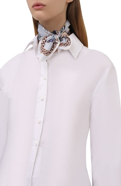Шелковый платок ALEXANDER MCQUEEN, арт. 685960/3001Q, фото 2