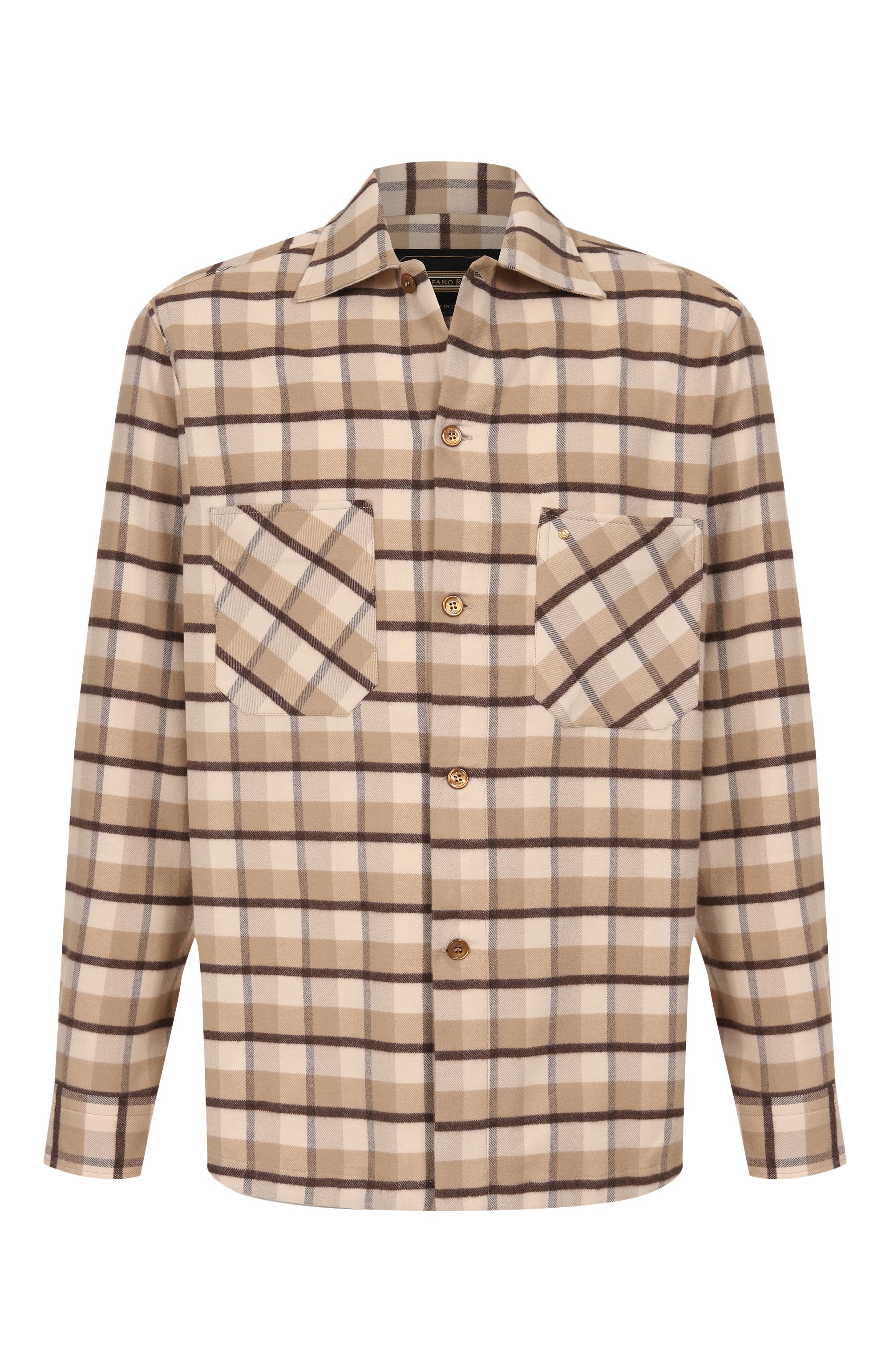 Хлопковая рубашка STEFANO RICCI, арт. SP007097/BN3034, фото 1