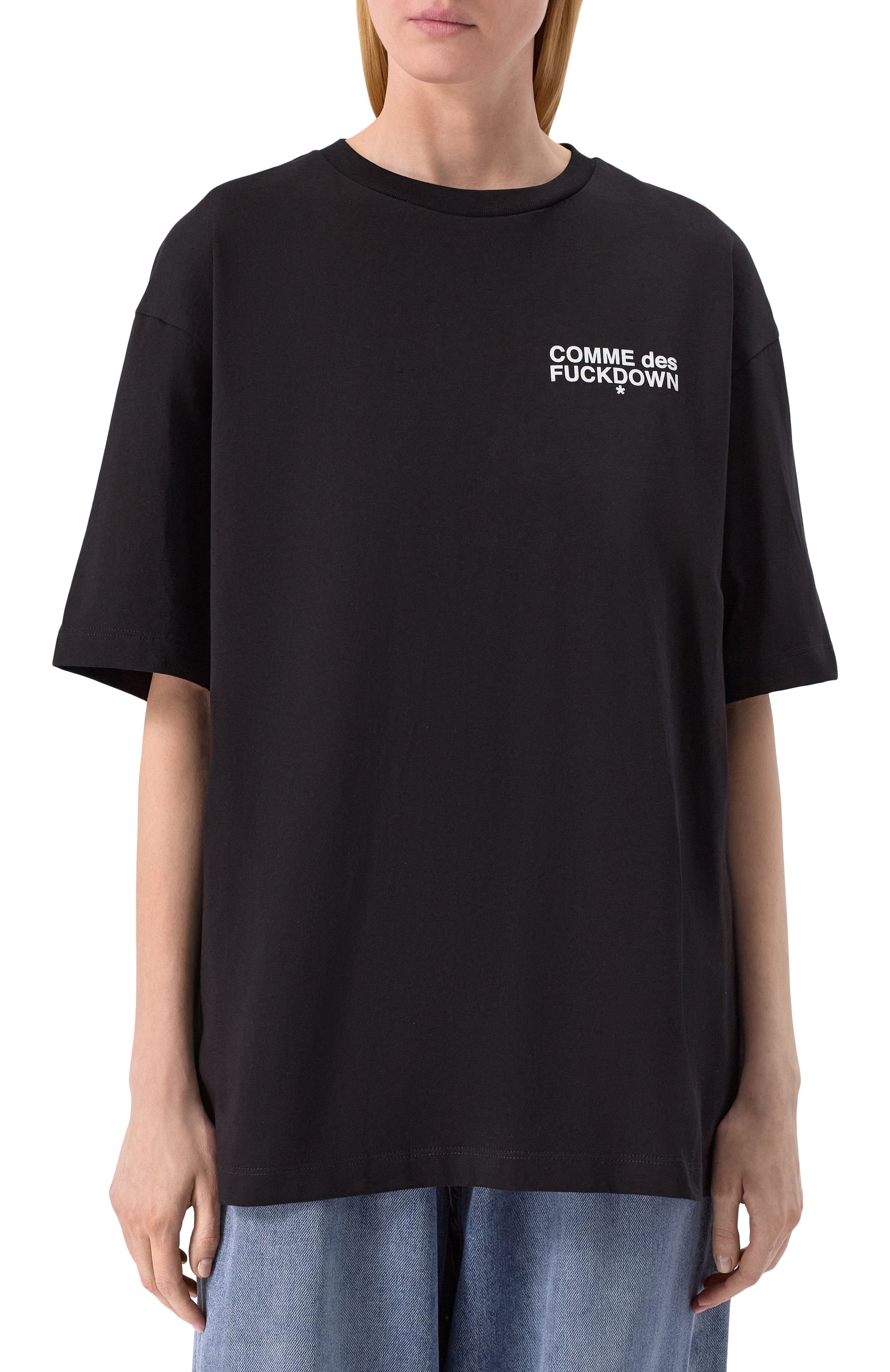 Хлопковая футболка COMME DES FUCKDOWN, арт. CFABW01316, фото 3