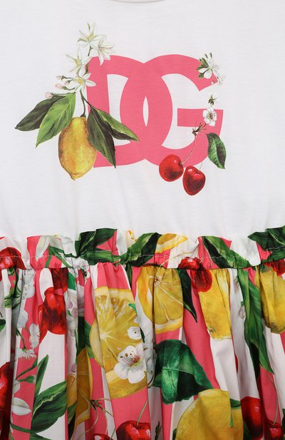 Хлопковое платье DOLCE & GABBANA, арт. L5JD5K/G7L9B, фото 3