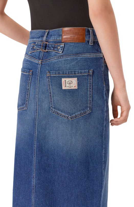 Джинсовая юбка Weekend Max Mara ZARELIA Синий  ZARELIA Фото 5