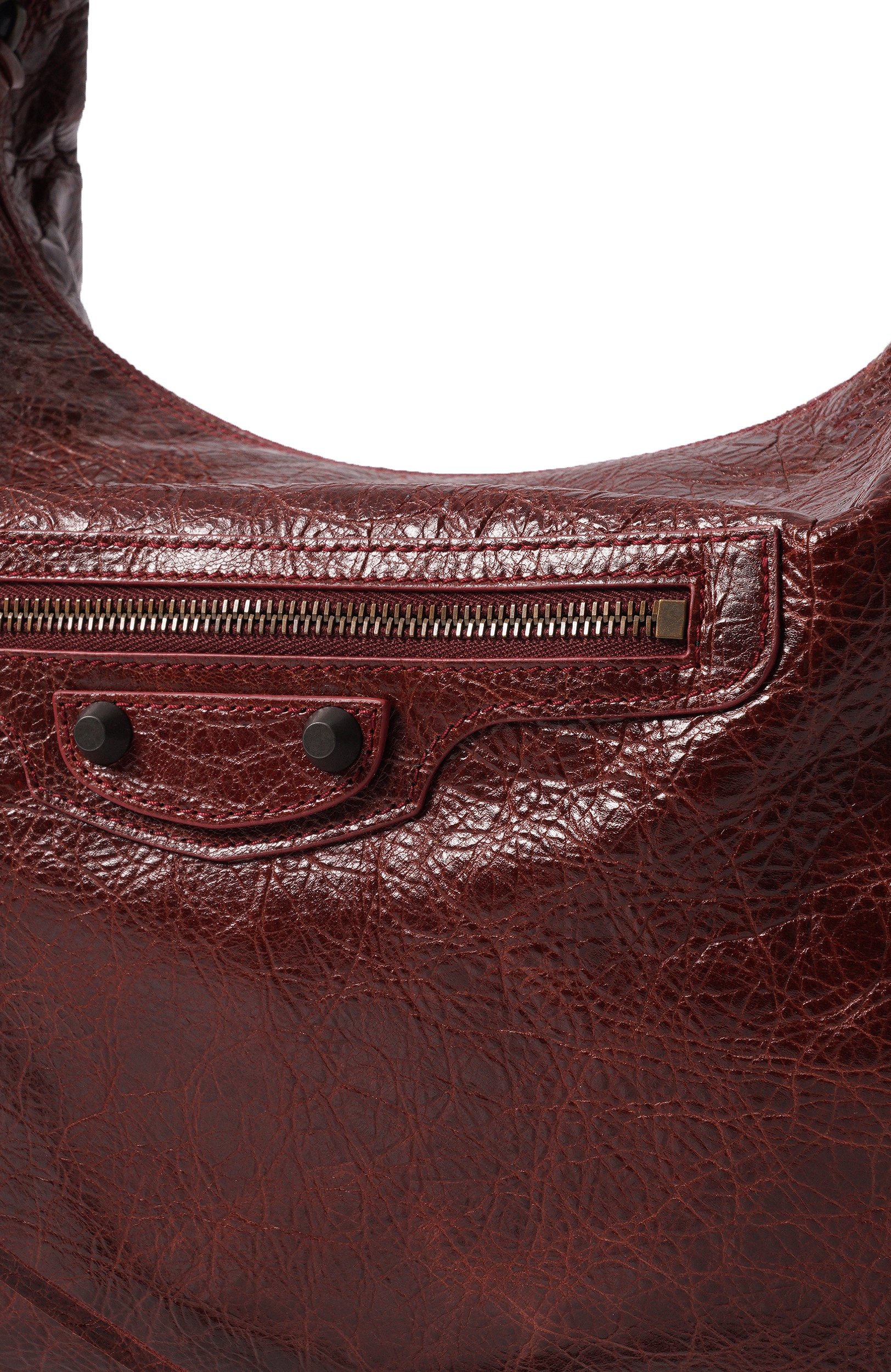 Сумка le city medium BALENCIAGA бордового цвета по цене 324500 руб., арт. 873199/2ABEK, фото 6 Сумка le city medium BALENCIAGA, арт. 873199/2ABEK, фото 6