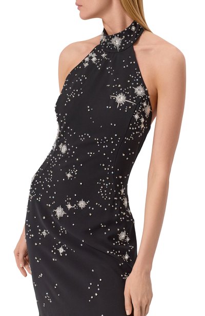 Платье с отделкой стразами ZUHAIR MURAD, арт. PDR25034/CRCA019, фото 4