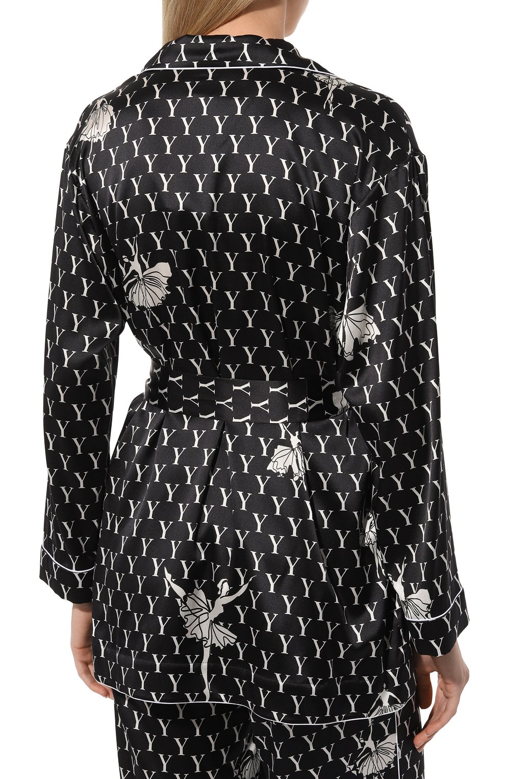 Атласная блузка YANINA, арт. T-2420A/7, фото 4