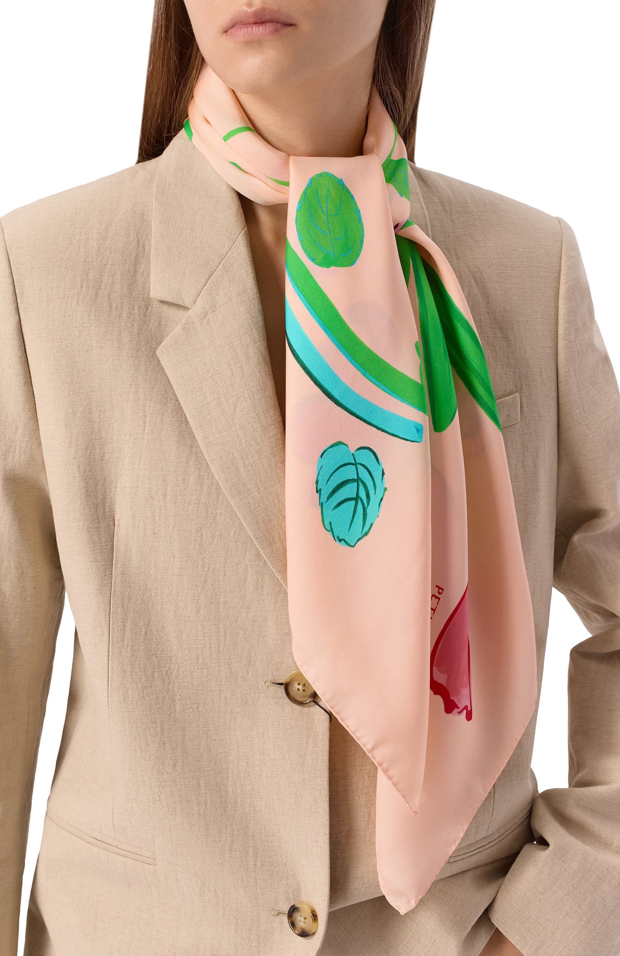 Шелковый платок herbarium PETITJEAN PARIS, арт. 19С22, фото 2