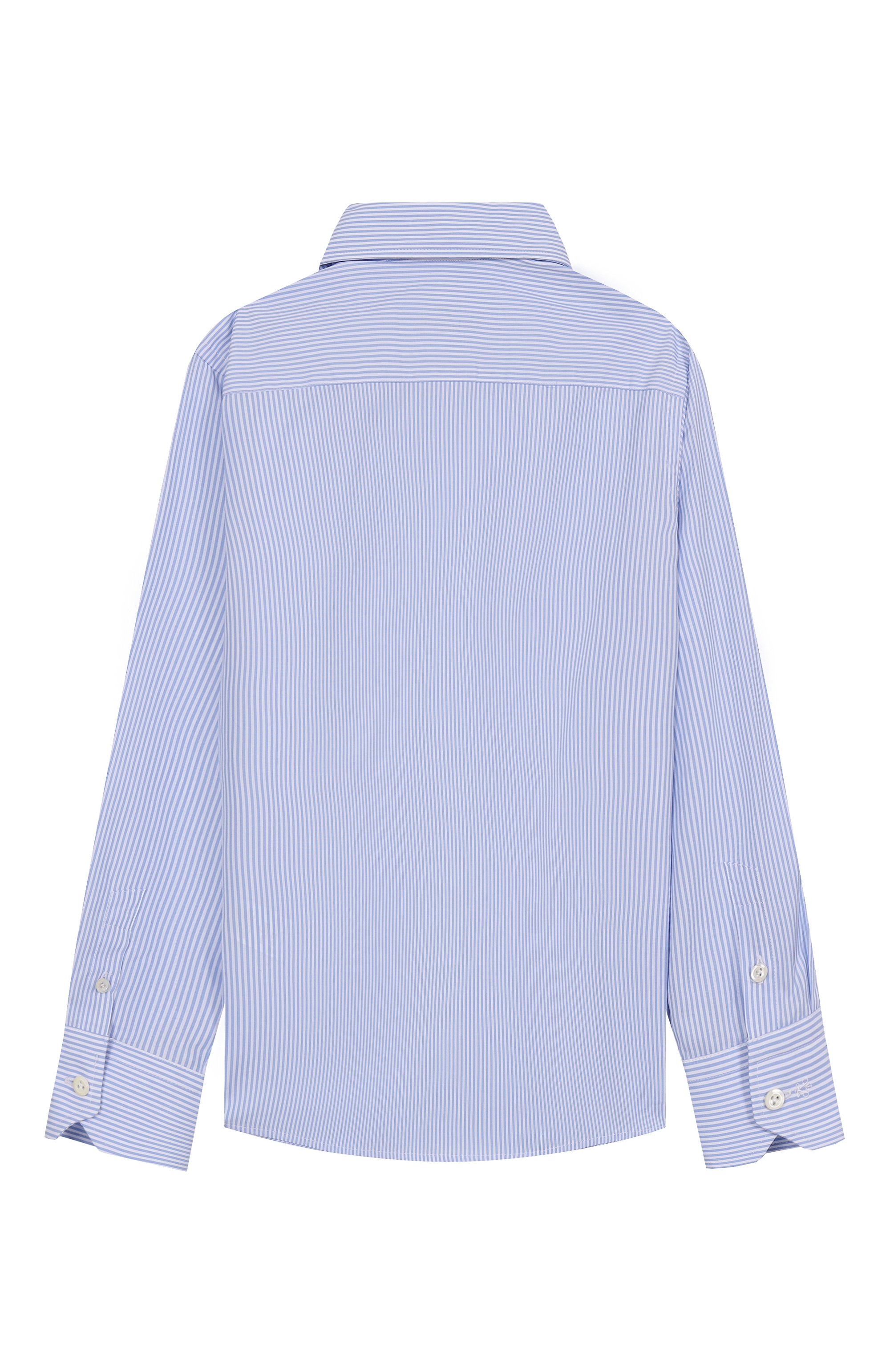 Хлопковая рубашка VAN LAACK голубого цвета по цене 14050 руб., арт. VL-TIM-XX/141786/164-176, фото 2 Хлопковая рубашка VAN LAACK, арт. VL-TIM-XX/141786/164-176, фото 2