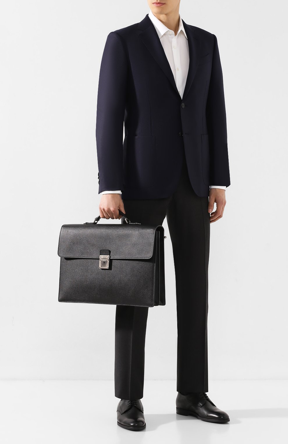 Кожаный портфель SERAPIAN, арт. SEV0LMLL5971M40B, фото 2