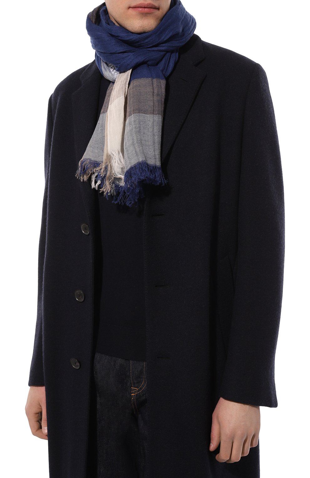 Шарф изо льна и кашемира STEFANO RICCI, арт. MIA3100030/31768, фото 2