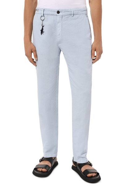 Брюки из хлопка и льна PAUL&SHARK, арт. 23414033, фото 3