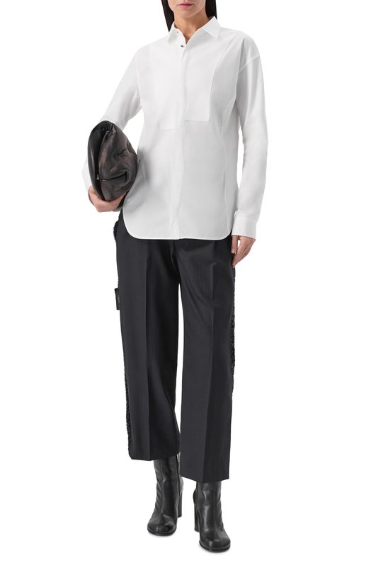 Хлопковая рубашка Undercover UC2E1406 Белый  UC2E1406 Фото 2