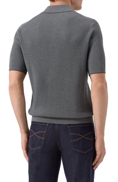 Хлопковое поло BRUNELLO CUCINELLI, арт. M29400005, фото 4