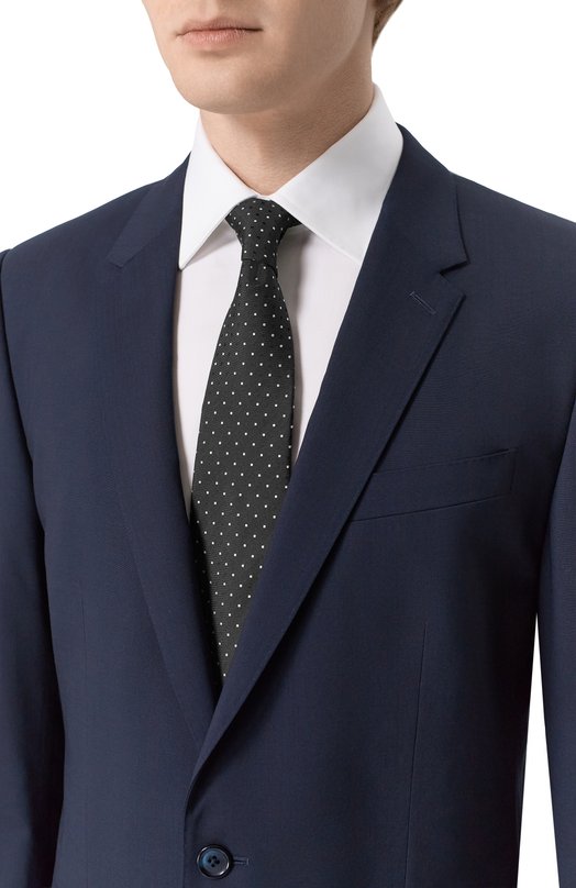 Шелковый галстук Dolce & Gabbana GT147E/G0JSQ Чёрный  GT147E/G0JSQ Фото 2