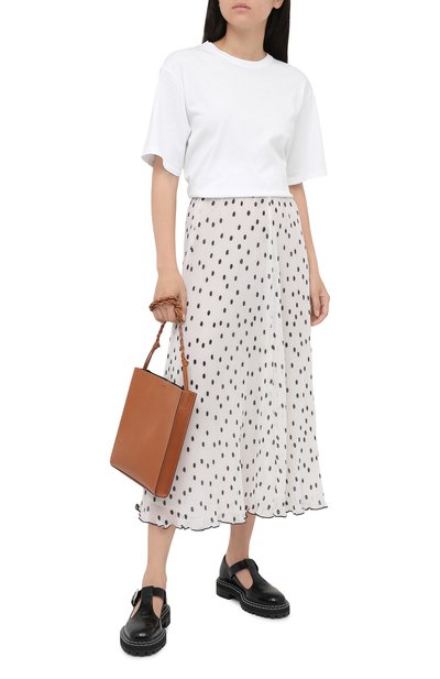 Хлопковая футболка PROENZA SCHOULER WHITE LABEL, арт. WL2034164-JC137, фото 2