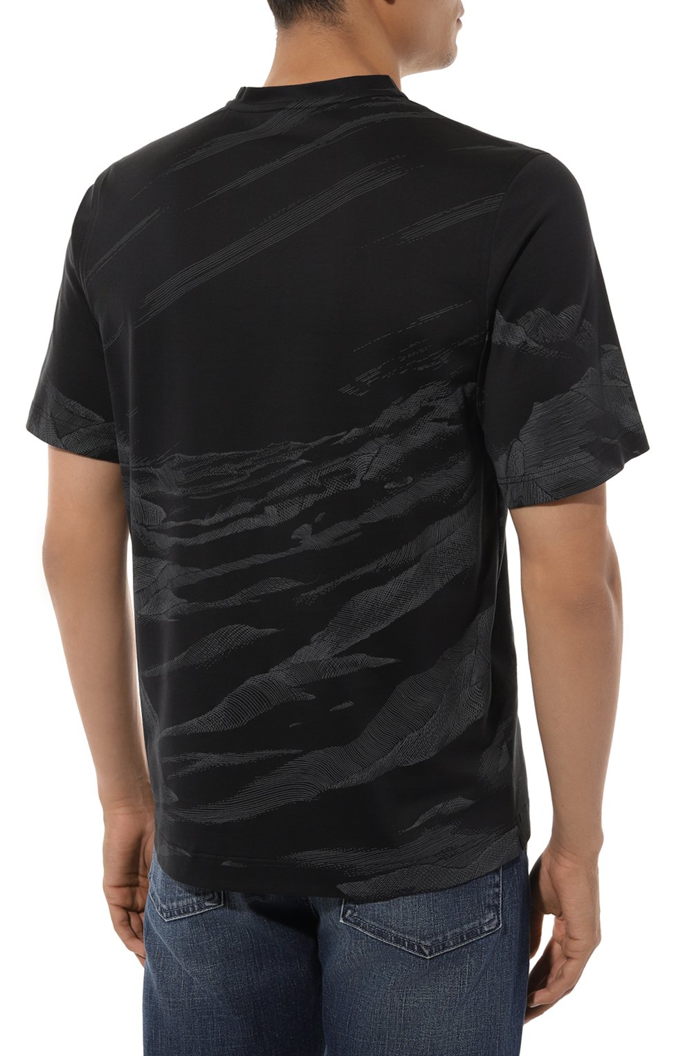 Хлопковая футболка ZILLI, арт. TSR02AM0100VLM000, фото 4