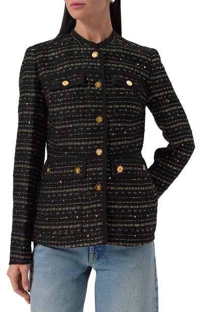 Твидовый жакет GIAMBATTISTA VALLI, арт. 25FWPVCA6034/03LIN, фото 3