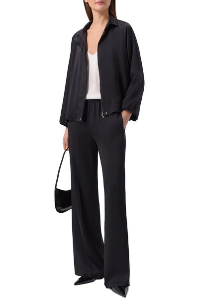 Бомбер ANTONELLI FIRENZE черного цвета по цене 92100 руб., арт. Q3684/355C, фото 2 Бомбер ANTONELLI FIRENZE, арт. Q3684/355C, фото 2