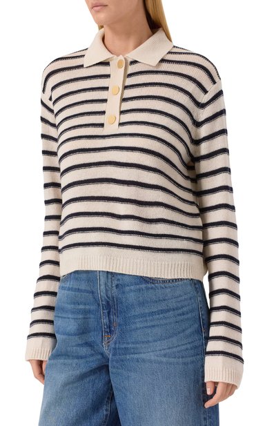 Поло из шерсти и кашемира ALLUDE, арт. 255/17022, фото 3