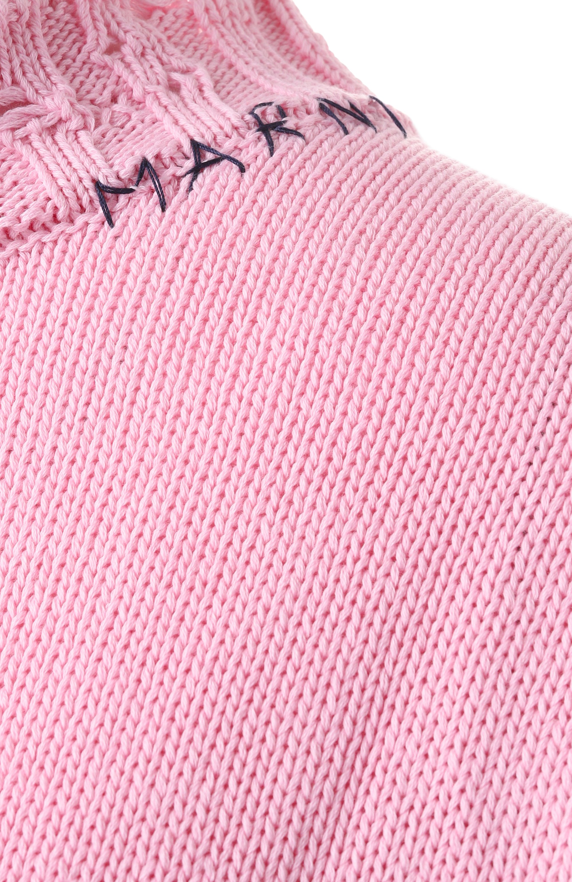 Хлопковый свитер MARNI, арт. GCMD0579A0/UFC652, фото 6