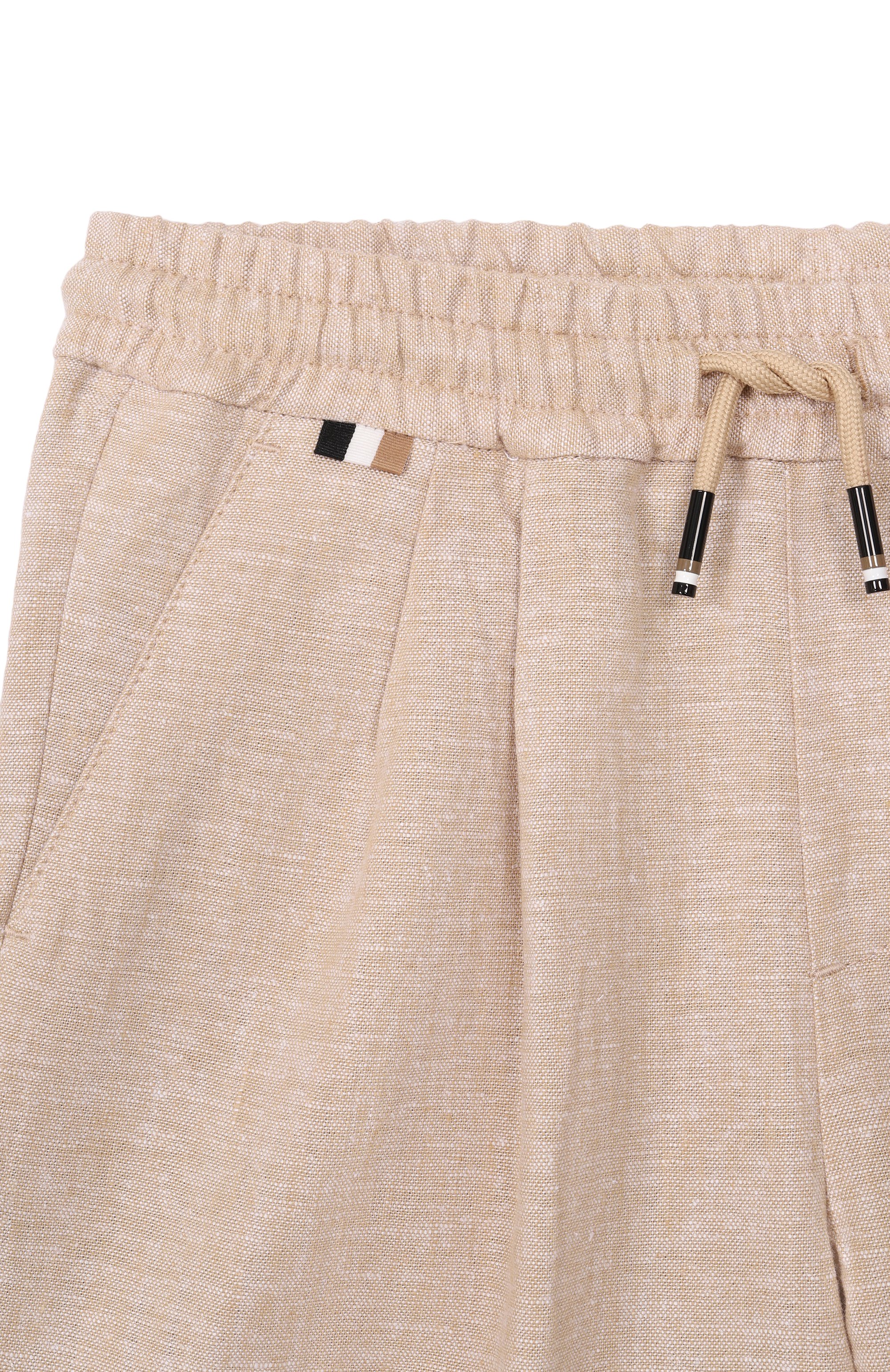 Шорты из льна и вискозы BOSS, арт. J52924, фото 3