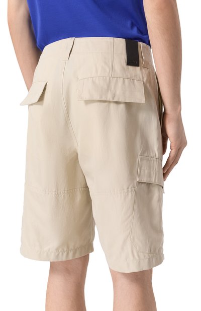 Шорты из хлопка и льна ZILLI бежевого цвета по цене 146000 руб., арт. CPPTA9M076192002U, фото 4 Шорты из хлопка и льна ZILLI, арт. CPPTA9M076192002U, фото 4