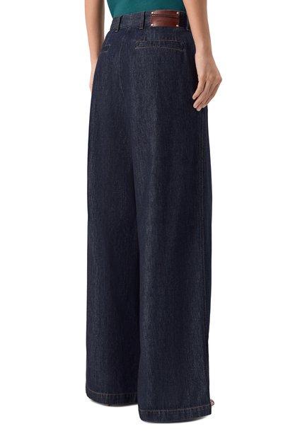 Джинсы DRIES VAN NOTEN синего цвета по цене 59950 руб., арт. 130911/4401, фото 4 Джинсы DRIES VAN NOTEN, арт. 130911/4401, фото 4