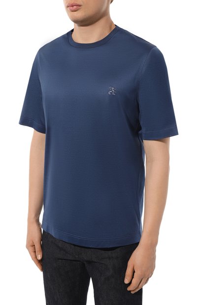 Хлопковая футболка ZILLI, арт. TSR02DZS56014ZS035102, фото 3