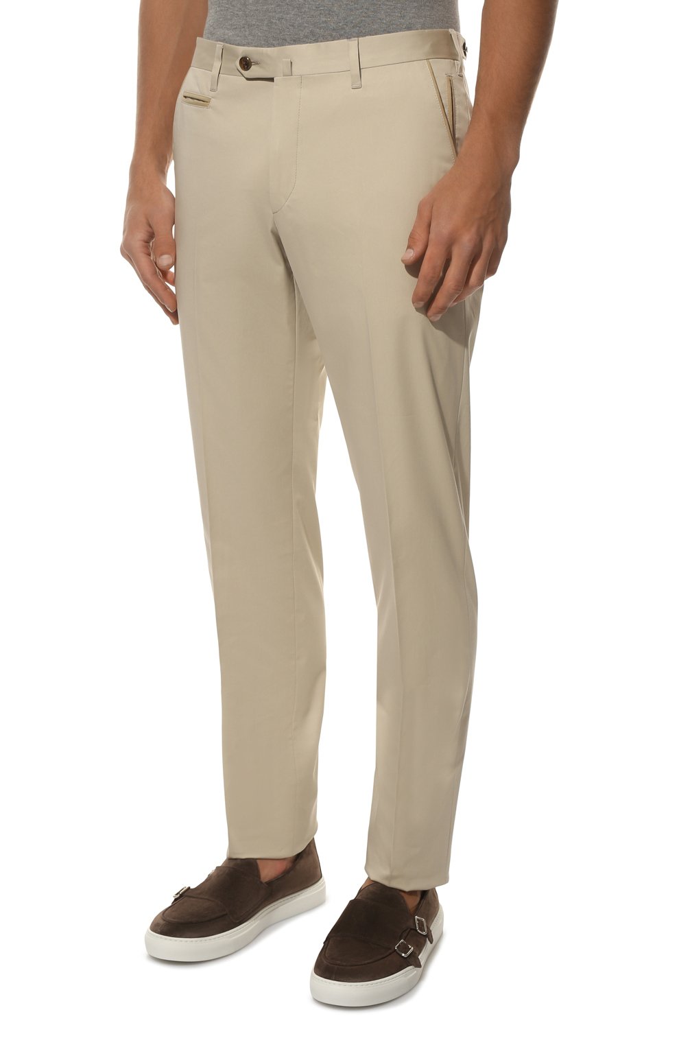 Хлопковые брюки CORNELIANI, арт. 894B05-2114500/02, фото 3