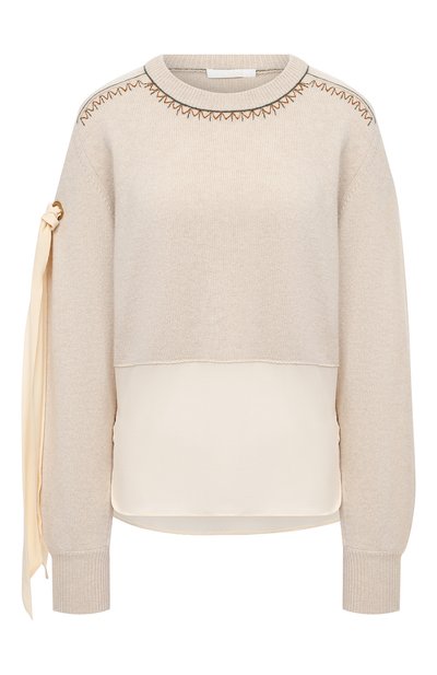 Кашемировый свитер CHLOÉ, арт. CHC20WMP21500, фото 1