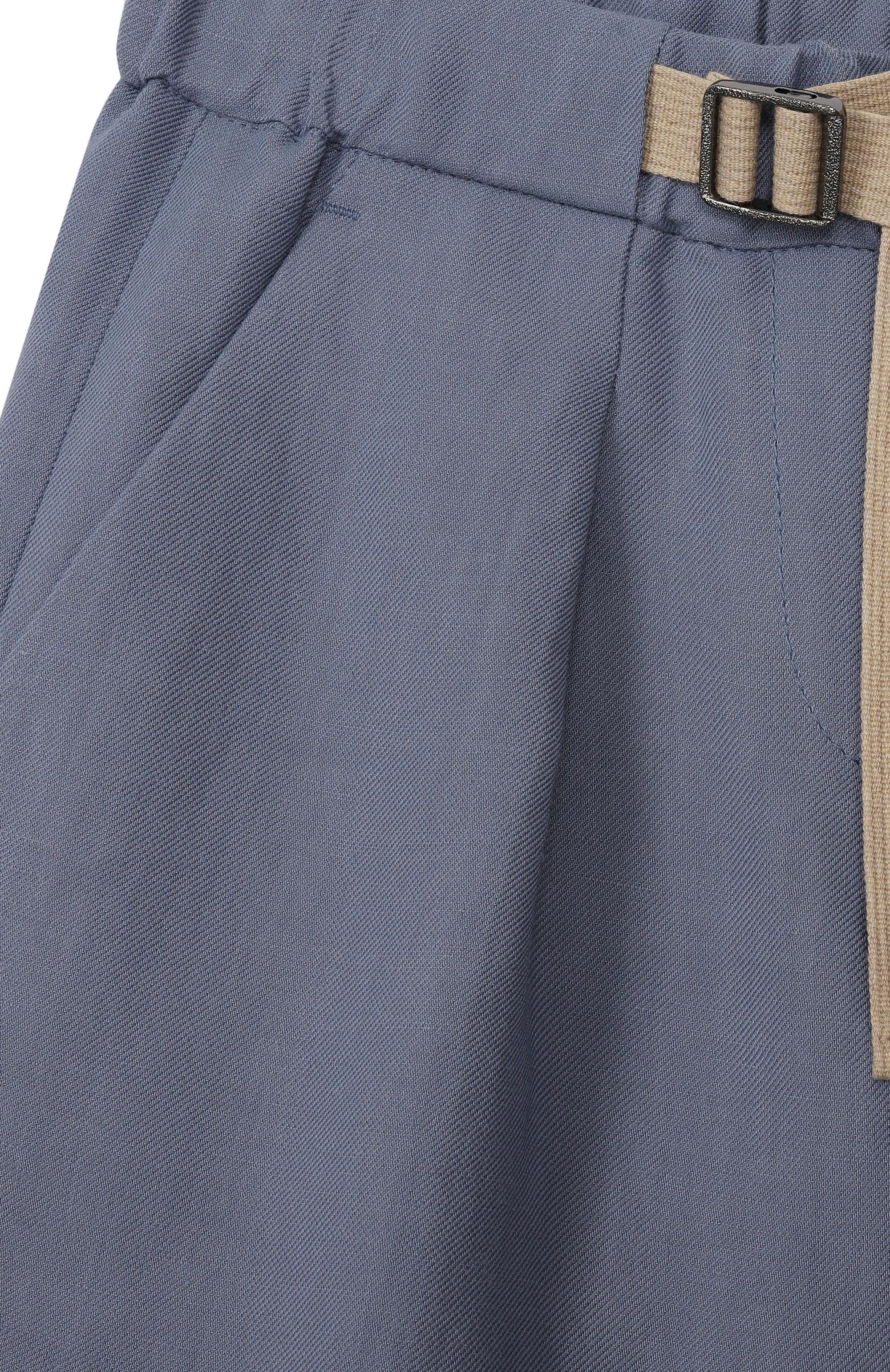 Шорты из вискозы и льна BRUNELLO CUCINELLI, арт. BH126P260C, фото 3