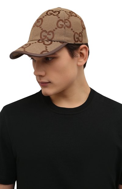 Хлопковая бейсболка GUCCI, арт. 681264/3HAGJ, фото 2