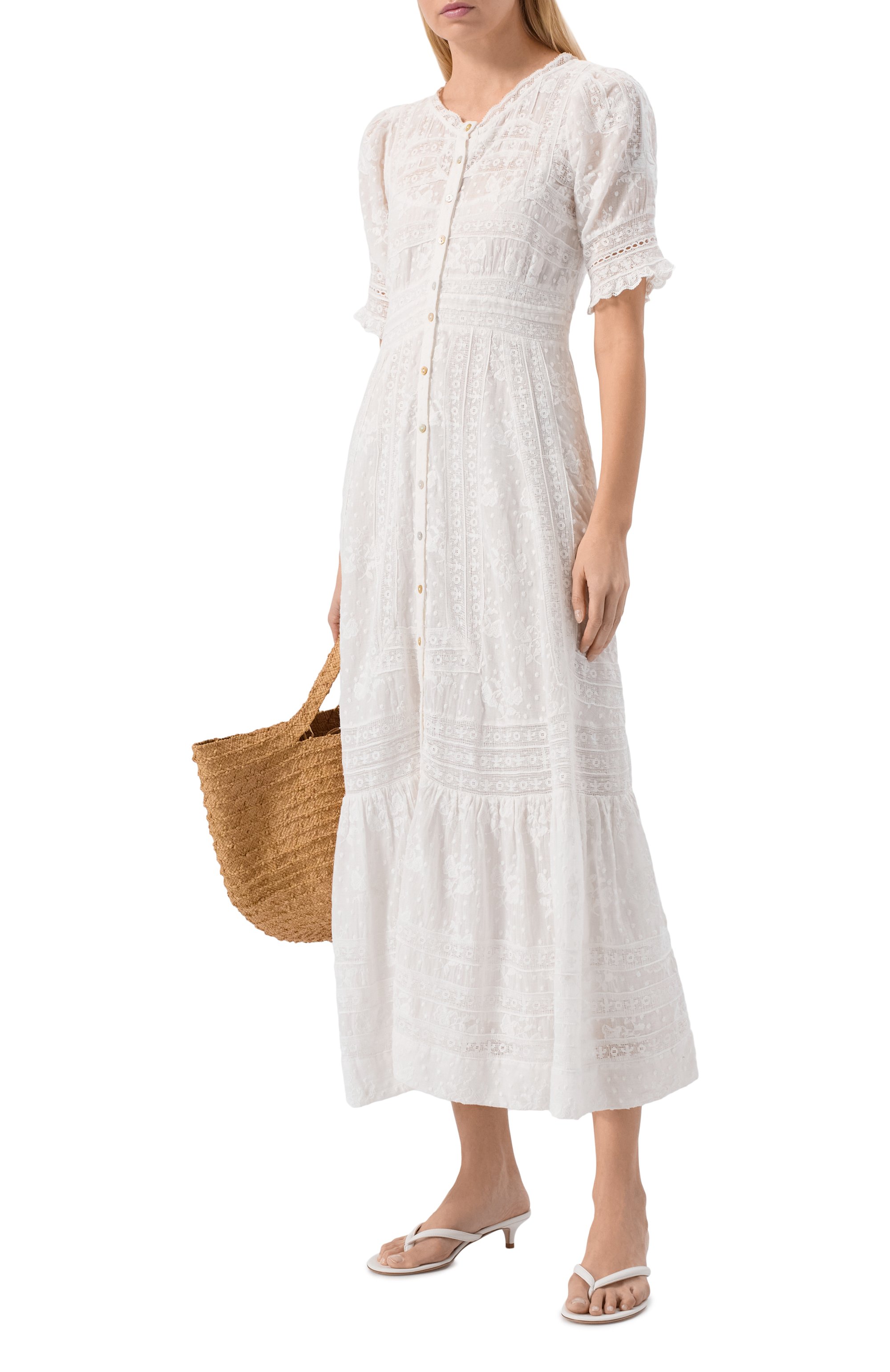 Хлопковое платье LOVE SHACK FANCY, арт. LD718-548, фото 2