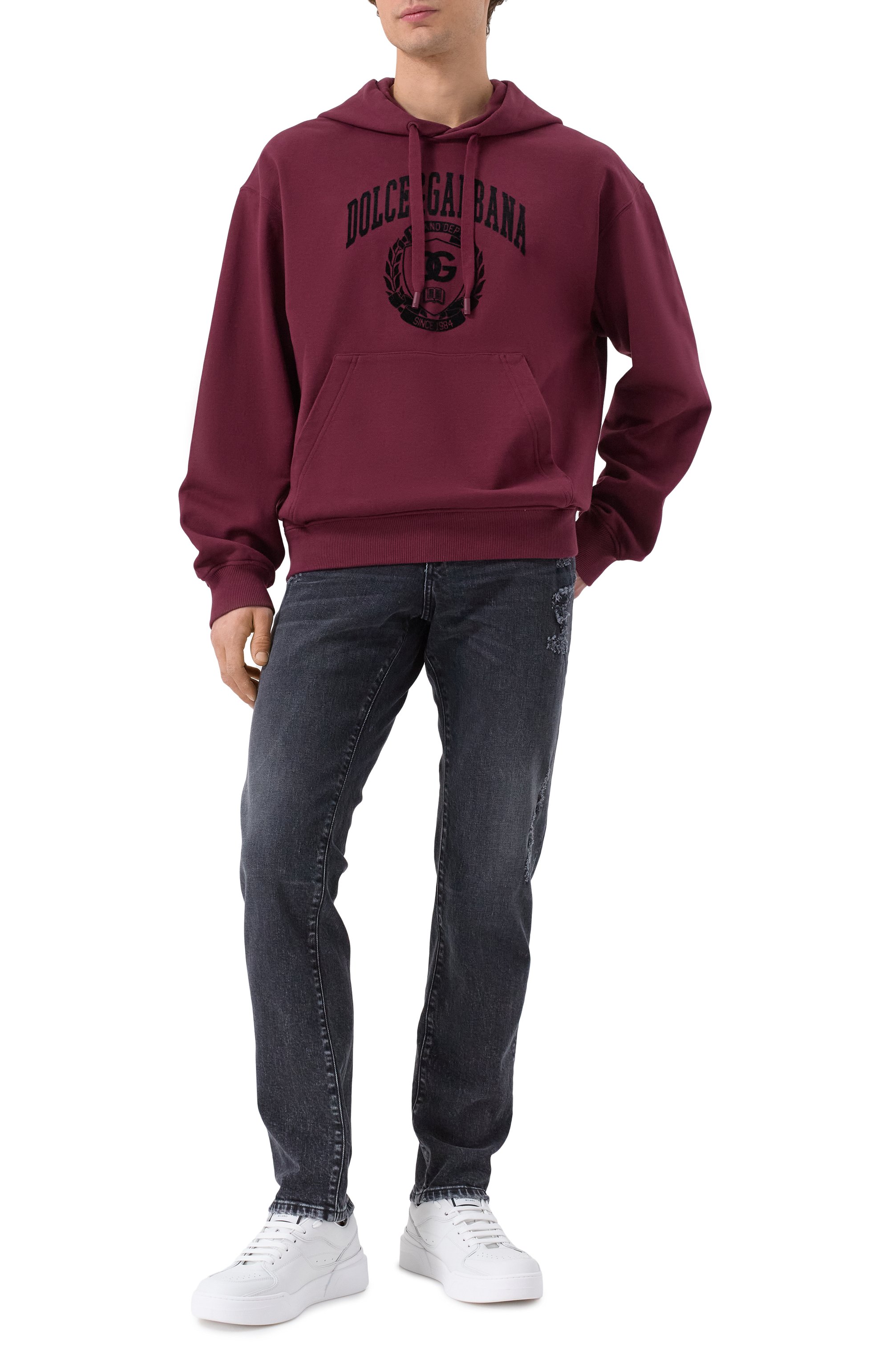 Хлопковое худи DOLCE & GABBANA, арт. G9ZU0T/G701Z, фото 2