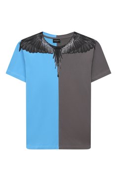 Детская хлопковая футболка MARCELO BURLON KIDS OF MILAN голубого цвета, арт. 21E/B/MB/1108/0010/8-14Y | Фото 1 (Материал внешний: Хлопок; Рукава: Короткие; Региональные ограничения белый список (Axapta Mercury): RU; Мальчики Кросс-КТ: Футболка-одежда; Материал сплава: Проставлено; Драгоценные камни: Проставлено; Ростовка одежда: 10 - 11 лет | 140 - 146см, 12 лет | 152 см, 13 - 15 лет | 158 см, 8 лет | 128 см)