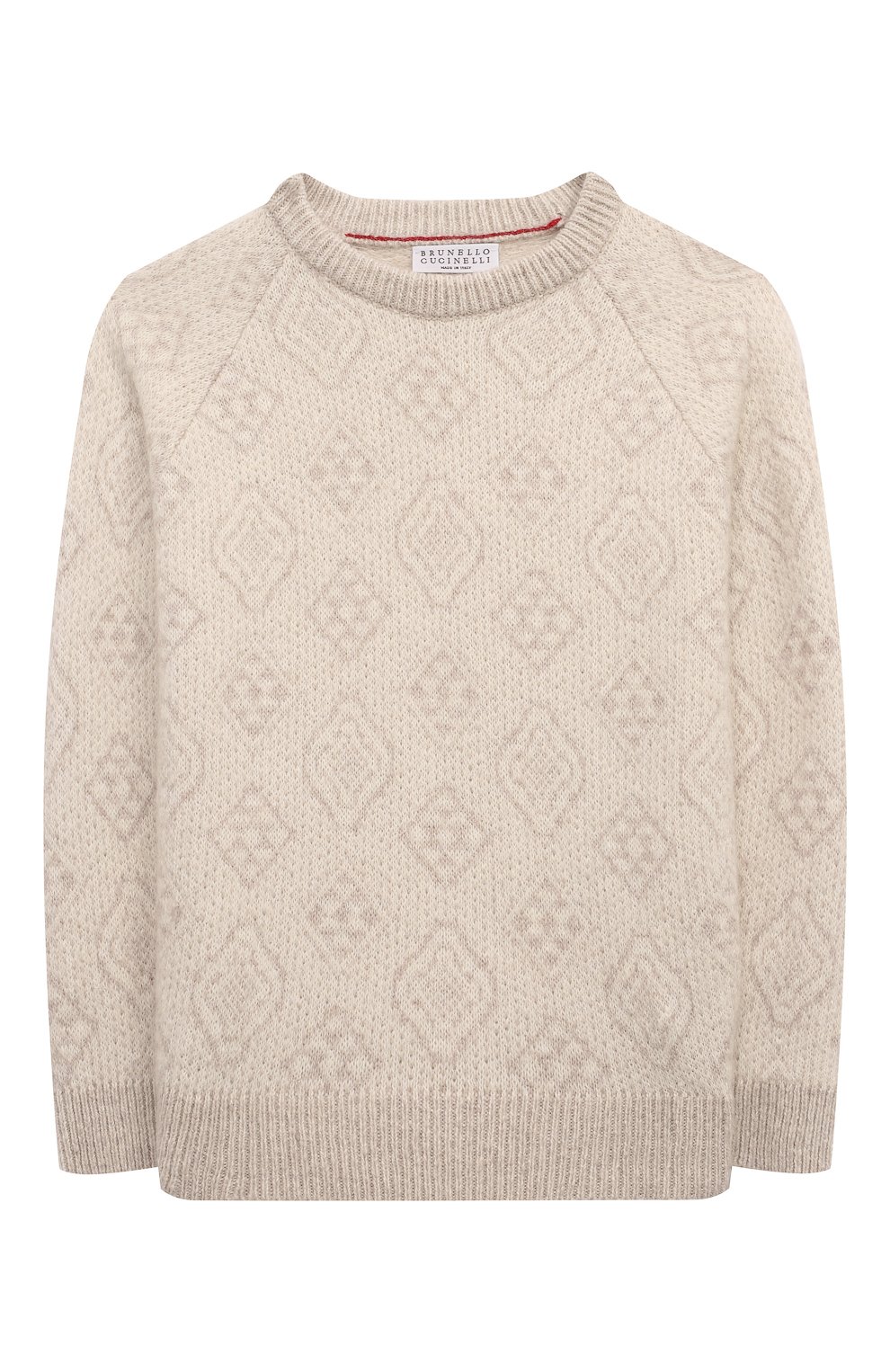 Свитер из шерсти и хлопка BRUNELLO CUCINELLI, арт. BS0M74200B, фото 1