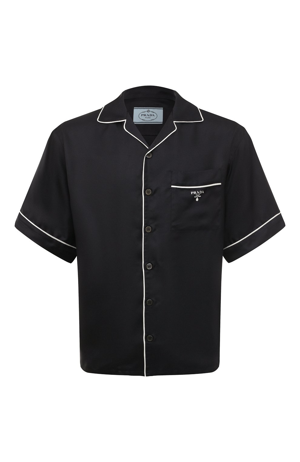 Шелковая рубашка PRADA, арт. UCS405-1QWC-F0008-212, фото 1