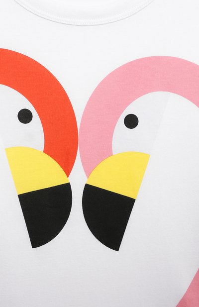 Хлопковая футболка STELLA MCCARTNEY, арт. 602652/SQJA6, фото 3