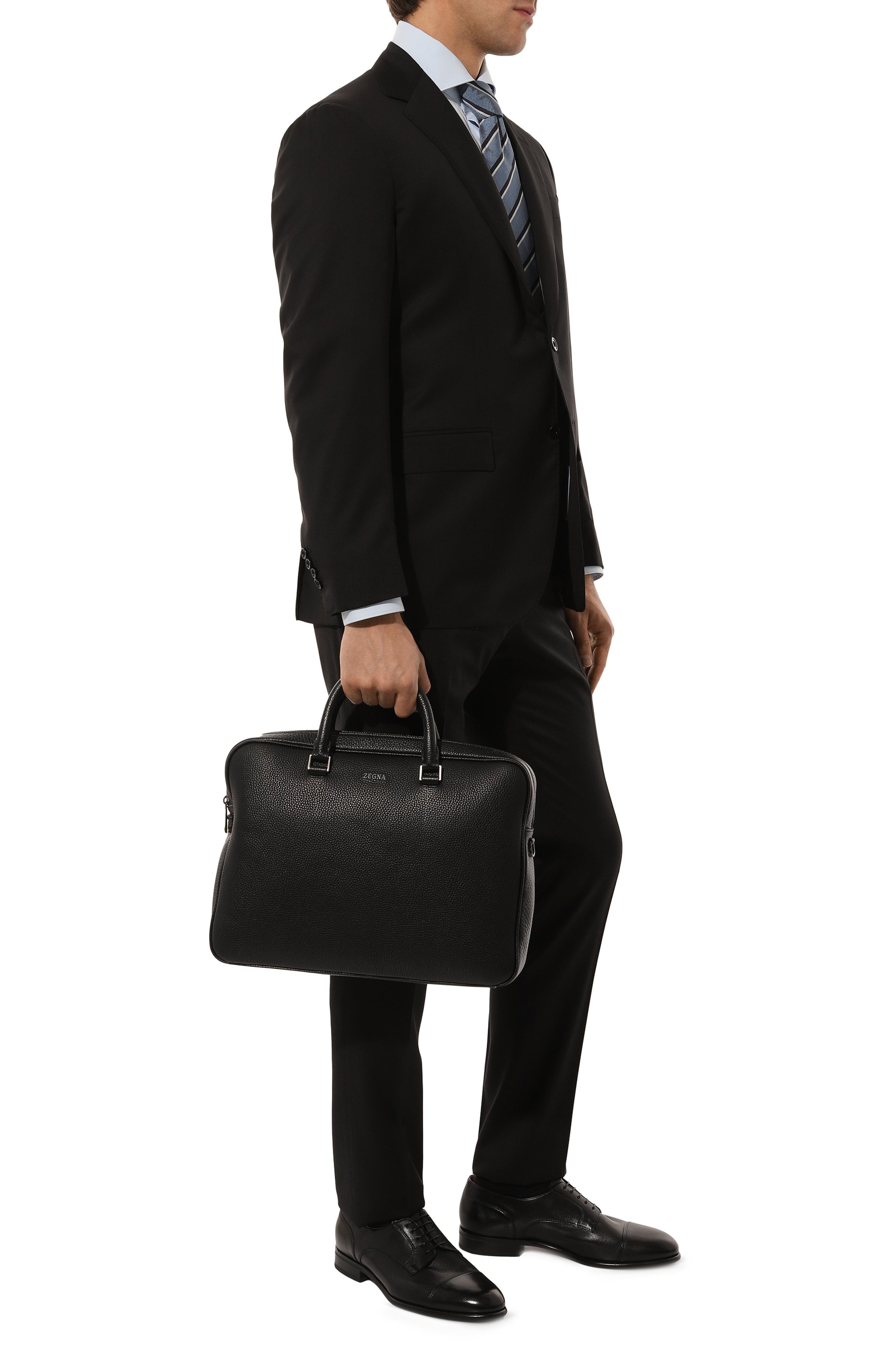 Портфель ZEGNA черного цвета по цене 272000 руб., арт. LHDAI/C1905Z, фото 7 Портфель ZEGNA, арт. LHDAI/C1905Z, фото 7