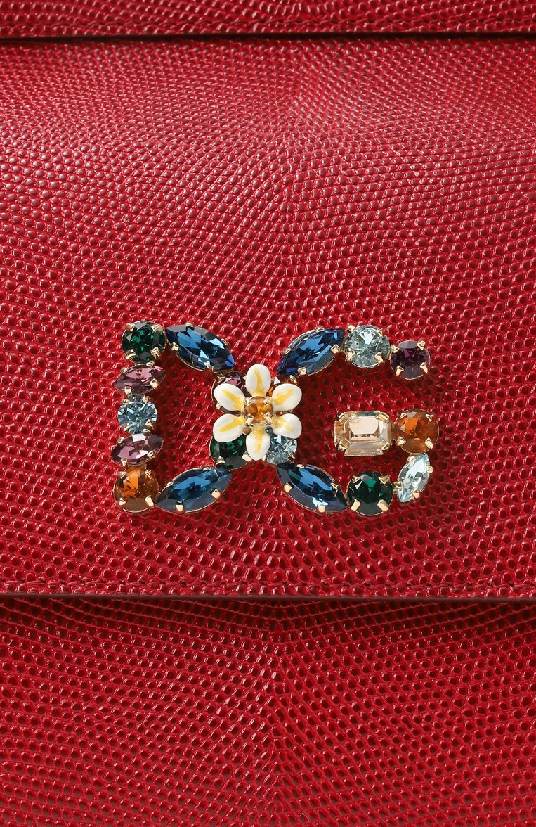 Женская сумка sicily medium DOLCE & GABBANA красного цвета, арт. BB6002/AI742 | Фото 3 (Материал: Натуральная кожа; Ремень/цепочка: На ремешке; Статус проверки: Проверено, Проверена категория; Сумки-технические: Сумки через плечо, Сумки top-handle; Размер: medium; Автоматизация состава: Проставлено; Автоматизация ТО: Проставлено; Автоматизация Diginetica: Проверено)