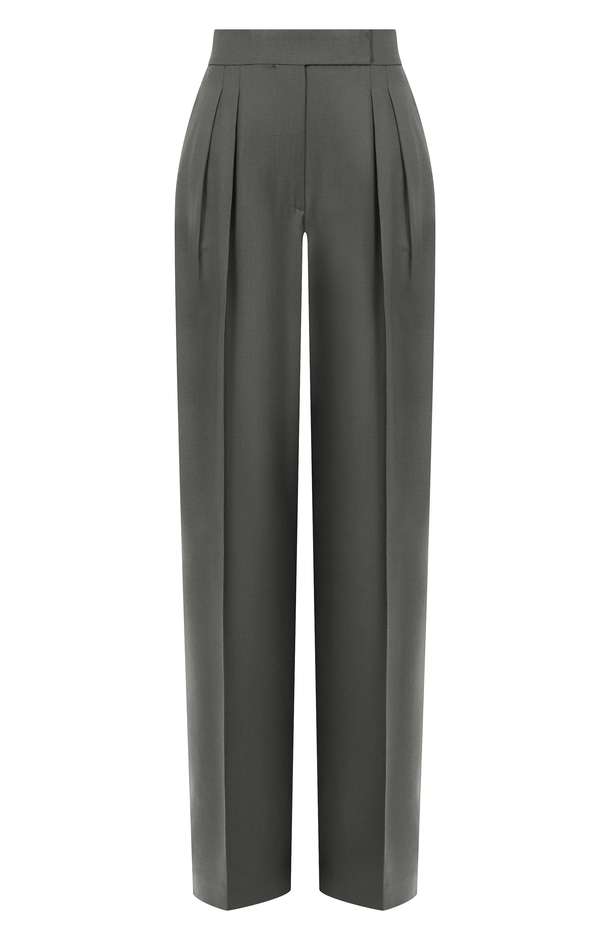 Кашемировые брюки MVST темно-зеленого цвета по цене 253500 руб., арт. M25.1MW.T012/7806/U/-, фото 1 Кашемировые брюки MVST, арт. M25.1MW.T012/7806/U/-, фото 1