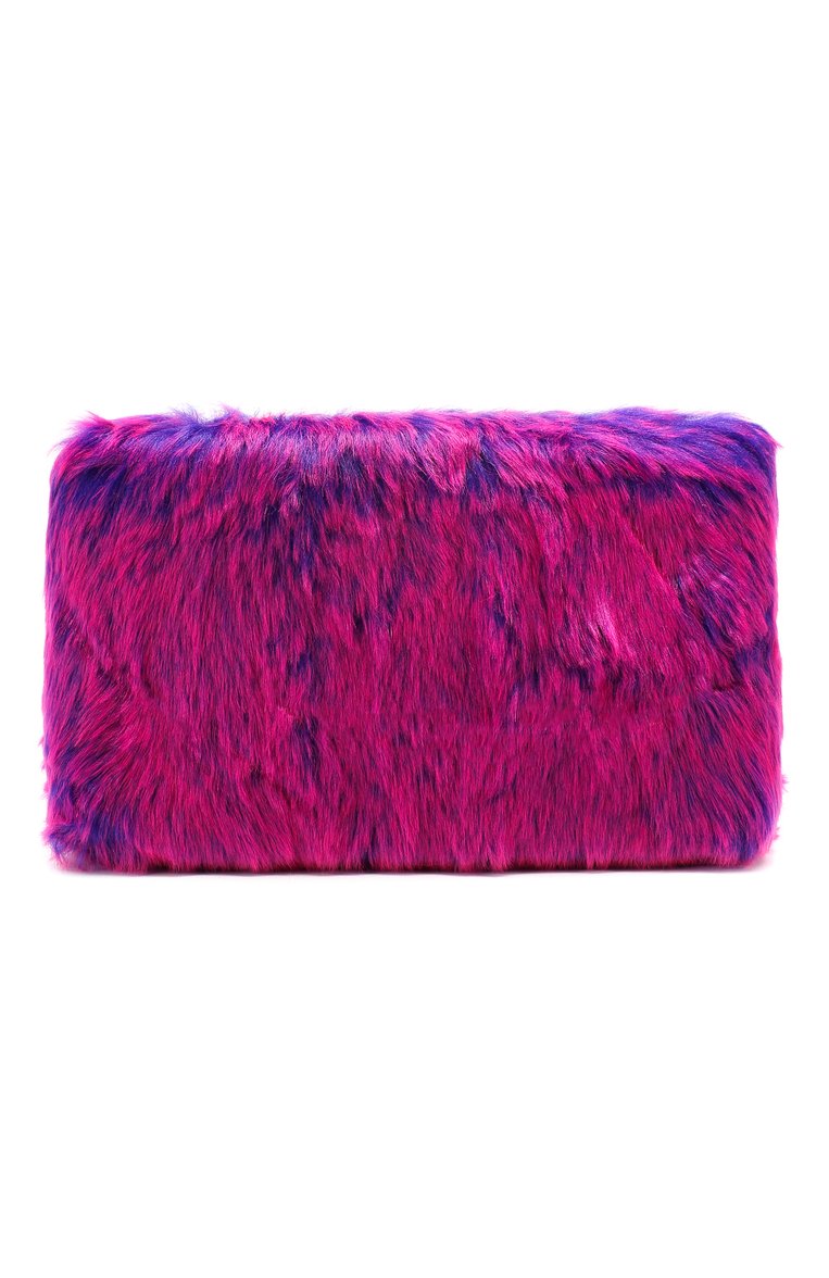 Женский клатч DRIES VAN NOTEN фуксия цвета, арт. 192-11523-251 | Фото 1 (Размер: small; Материал: Текстиль; Женское Кросс-КТ: Клатч-клатчи, Вечерняя сумка)