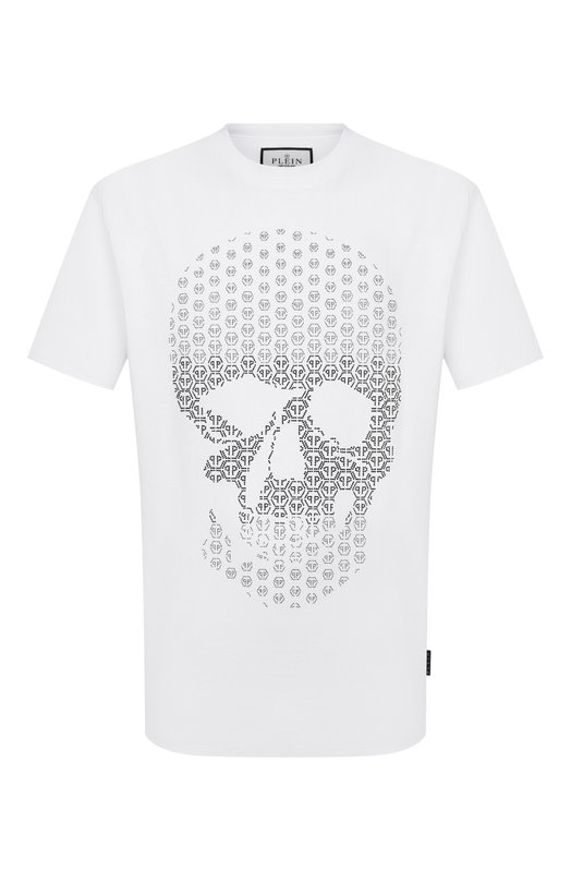 Хлопковая футболка Philipp Plein SAFC MTK8686 PJY002N Белый SAFC MTK8686 PJY002N